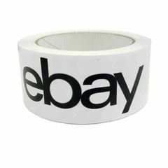 2 Rolls eBay Branded Shipping Tape With Black Logo – 2″ x 75 Yards New