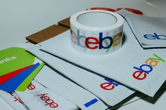 39 Ebay Branded Shipping Supplies STARTER KIT Box Envelopes Tape Tissue Postcard
