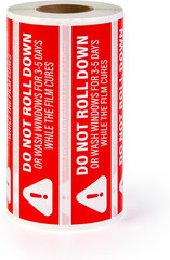 500Pcs Do Not Roll down Window Stickers, Removable Adhesive Warning Labels for A