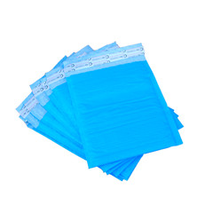 AirnDefense 1000 #000 4X8″ Blue Poly Bubble Mailers Shipping Padded Envelope