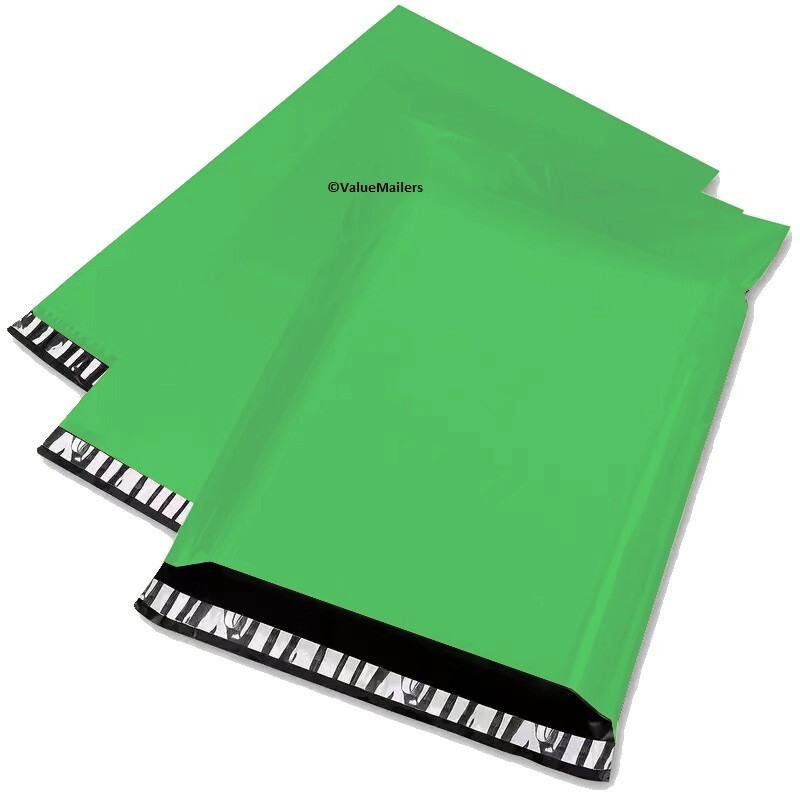 50 7.5×10.5 GREEN Poly Mailers Shipping Envelopes Bag Couture Boutique Bags