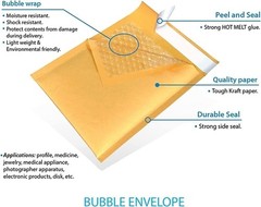 1000 #000 4×8 Kraft Paper Bubble Padded Envelopes Mailers Shipping Case 4″x8″