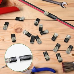 20/50pcs Double-Wire Plug-in Connector Led Light Strip Fast Connectors with 2Pin