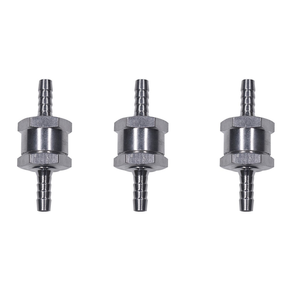 3 Pack of 6mm 1/4″ One Way Non Return Fuel Line Check Valve Petrol Diesel Water