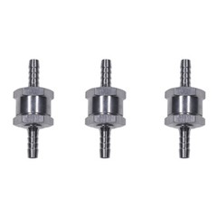 3 PCS 6MM Non-Return One Way 1/4 Inch Air Fuel Oil Check Valve Diesel Gas