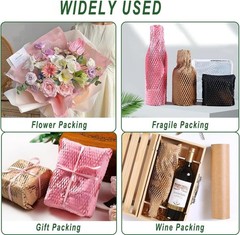 Honeycomb Packing Paper 12 Inch Eco Friendly Biodegradable Cushion Wrap 200 ft