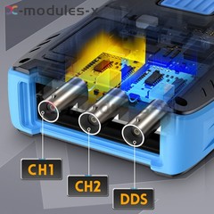 FNIRSI 2C53T 3 in 1 Handheld Oscilloscope Digital Multimeter Signal Generator