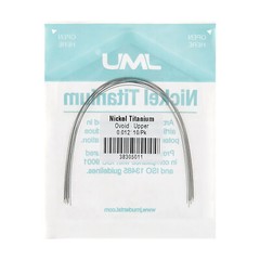 100PCS JMU Ortho NiTi Super Elastic Archwire Ovoid Round 0.012-0.020 Upper/Lower