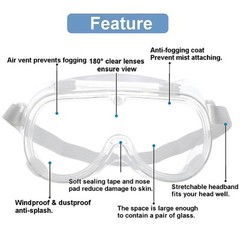 Anti Fog Safety Goggles Pack 24