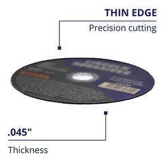 200 Pack 6″ x .045″ x 7/8″ Cut-off Wheels Cutting Discs Stainless Steel & Metal