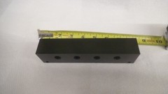 9 port Acetal distribution manifold, 3/8 npt x 1/4 npt, 6-3/4″ x 1-1/2″ x 1-1/4″
