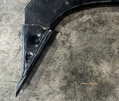 Thick Box Blade Shanks & Point w/ 3 Half Slots 18″ Long x 2.50″ Wide x 3/4″