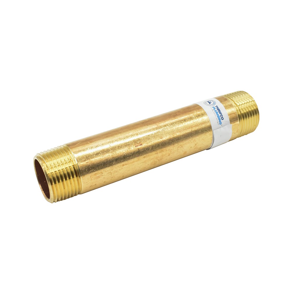Thrifco 5320005 1/2 inch x 3 Inch Brass Nipple