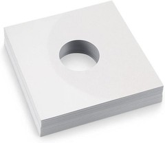 500 – Pack White Paper Vinyl 45 RPM Record Inner Sleeves 7-Inch LP Album