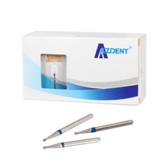100 Types AZDENT Dental FG Diamond Burs Friction Grip for High Speed Handpiece
