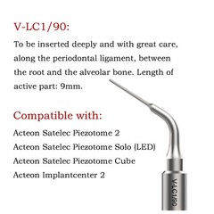 Ultrasonic Piezo Surgery Extraction Tips Kit Satelec Acteon Piezotome 2 Cube