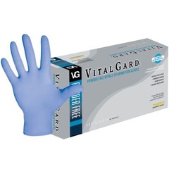 VitalGard Latex Glove: Small, Powder-Free, Textured, Chlorinated, Non-Sterile