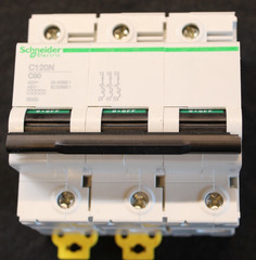 Schneider Electric circuit-breaker, C120N, 3P, 80 A, C curve 18365