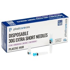 Premium PlastCare USA Disposable Dental Needles in Perforated Box