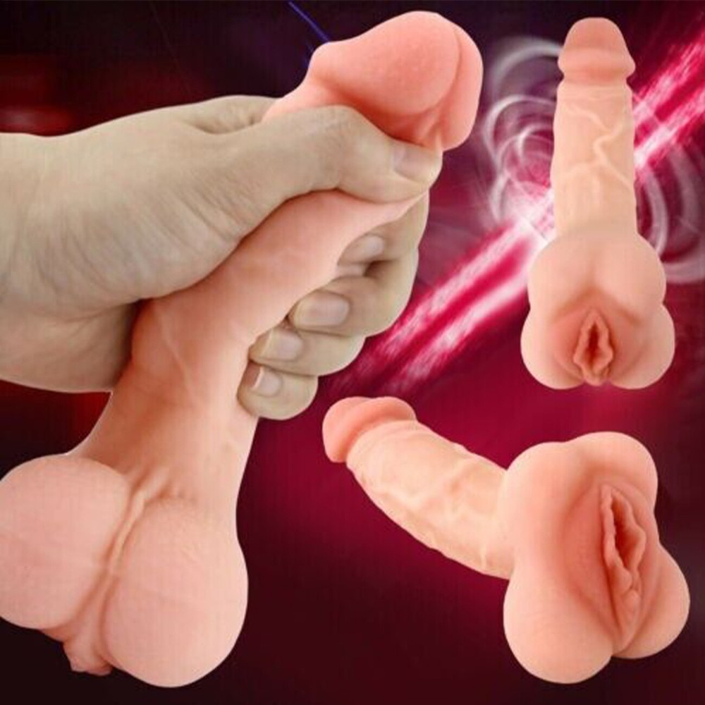 Dildo For Men Gay Anal Toy Realistic 8″ Silicone Penis Suction Cup Women Sex Toy