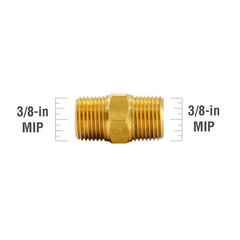 ProLine Series 3/8-in x 3/8-in Threaded Male Adapter Nipple Fitting