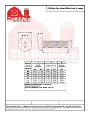 5/16″-18 Phillips Pan Head Machine Screws Bolts Zinc Coarse (Pick Length & Qty)