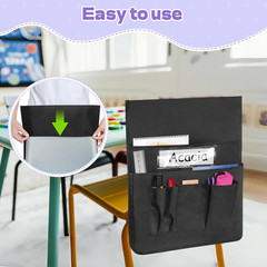 Chair Pockets for Classroom 12 Pack 15 X 19 Inch Chairback Buddy Pocket Chart Se