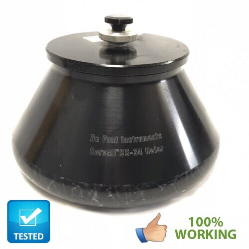 Sorvall SS-34 Rotor 8 x 50mL 25,000 RPM Tested Warranty