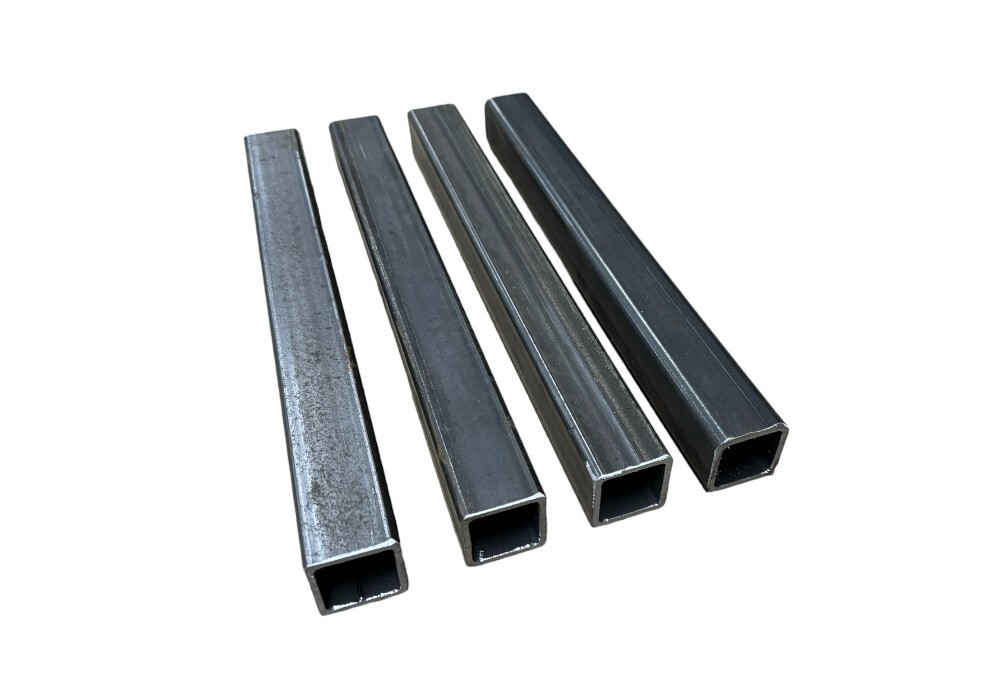 SQUARE STEEL TUBE, 1.25″ x 1.25″ x 1/8″ x 12″ long – 4 pieces
