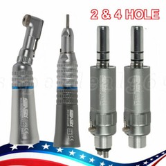 NSK Style Dental Slow Low Speed Handpiece Straight Contra Angle Air Motor 4/2H