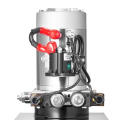 Uimoso 12 Quart Double Acting Hydraulic Pump Dump Trailer Power Unit DC 12V