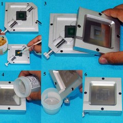 Universal Stencil Steel Mesh BGA Reballing Rework Station For Chip Repair Rework
