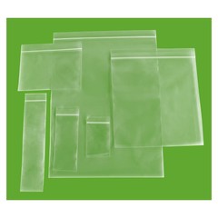 Clear Plastic Reclosable Bags Self Seal Zip Lock Choose: Mil, Size & Pack