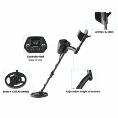 GTX5030 Metal Detector Deep Sensitive Search Gold Digger Hunter Waterproof 44in.