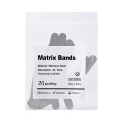 20pc/kit Dental universal Matrix Bands Tofflemire Stainless Steel band #1#2#3#13