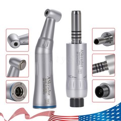 Dental Slow Low Speed Handpiece Push Contra Angle/Air Motor NSK Style 2/4 Holes
