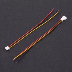 20Pcs/Pack Mini Micro JST 1.25Mm 3 Pin Connectors, Female Male Connector Plug, w