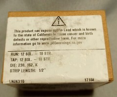 Box Of 100 BURNDY YC 10C 10 Crimpit