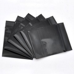 100 Flat Black Poly QuickQlick™ Bags Repacking Pouches w/ a Variety of Sizes