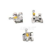 AZDENT Dental Orthodontic Brackets Mini Roth/MBT 022 Hooks 345/10Size Arch Wires