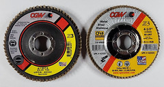 CGW 4-1/2″ 40 Grit & 80 Grit Combo Flapper Grinding Wheel for Metal ~ USA Made