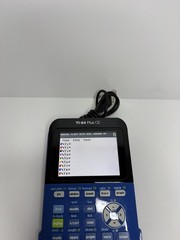 Texas Instruments TI-84 Plus CE Python Calculator Blue + Charger
