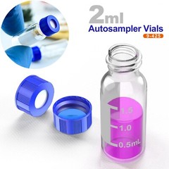 2ml Clear Glass Vials, 9-425 Thread, Type 1 Borosilicate, High Clarity, for Lab