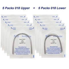 100PCS Dental Orthodontic Arch Wire Niti Natural Form Round Rectangular 16×22 14