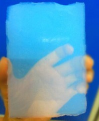 Aerogel Cube Block with High Permeability and High Porosity Nanoporous Silica