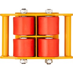 4PCS 17637LBS/8T Machinery Skate Dolly Machinery Mover Loading 4 PU Wheels