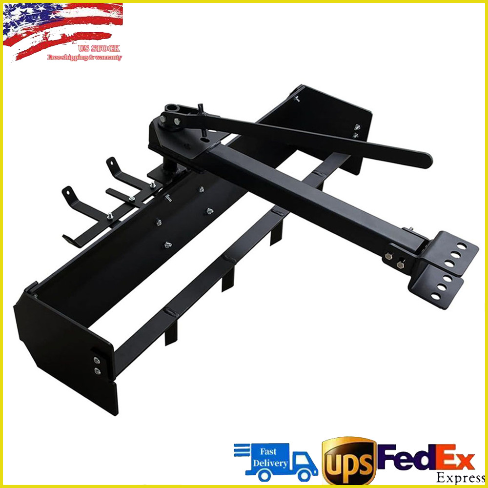 42″ Tow Behind Box Scraper Lawn Tractor Attachments for ATV UTV Tractor Mower