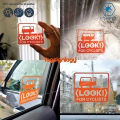 (4 pcs) In Car Camera Recording Stickers Dash Cam Video on Board Bumper Decals
