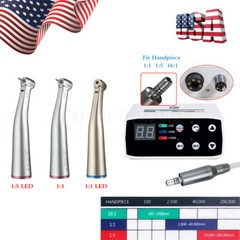 Dental Electric Motor Micromotor LED 1:1 1:5 Handpiece NSK Style