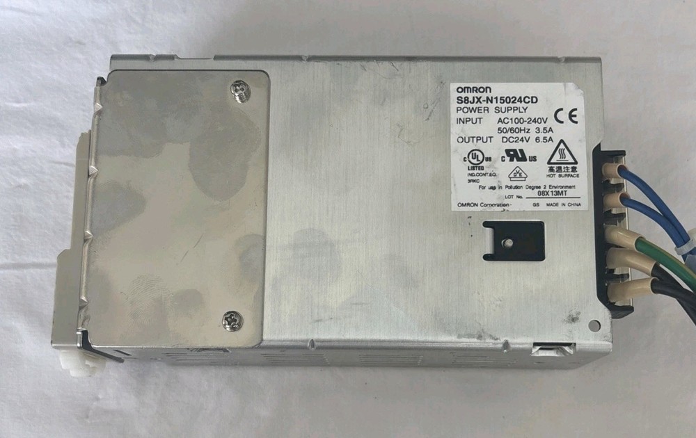 OMRON,S8JX-N15024CD,POWER SUPPLY AC 100-240V DC24V 6.5A Warranty & Free Shipping